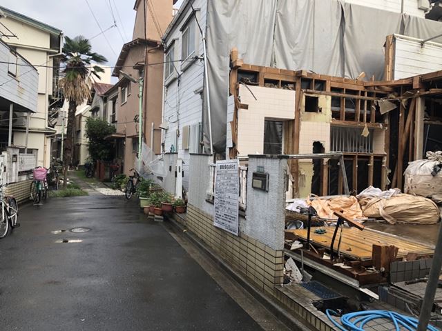 木造2階建て解体工事(東京都荒川区南千住)　工事後の様子です。